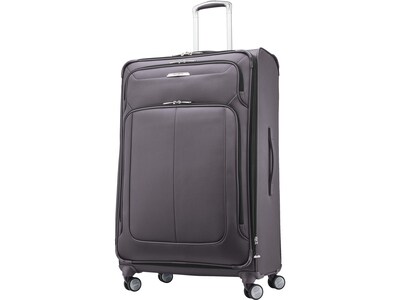 Samsonite SoLyte DLX Polyester 4-Wheel Spinner Luggage, Mineral Gray (123569-1560)