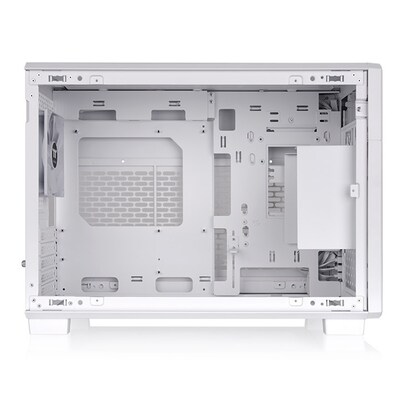 Thermaltake TR200 Micro-ATX Micro Chassis Computer Case, Snow (CA-11L-00S6NN-01)