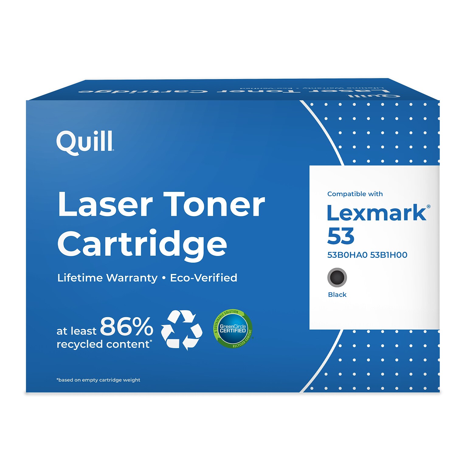 Clover Imaging Group Remanufactured Black High Yield Toner Cartridge Replacement for Lexmark 53B0HA0 (53B0HA0)