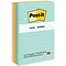 Post-it Notes, 4 x 6, Beachside Café Collection, Lined, 100 Sheet/Pad, 5 Pads/Pack (6605PKAST)