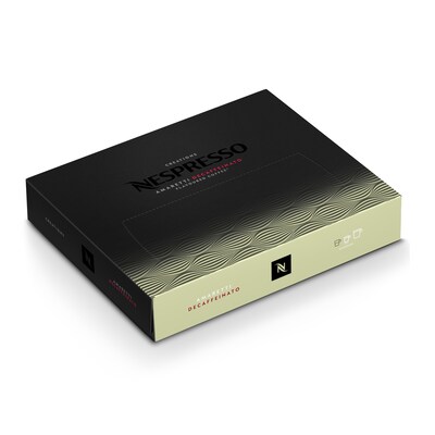 Nespresso Professional Amaretti Decaffeinato Decaf Coffee Nespresso Professional Capsules, Espresso