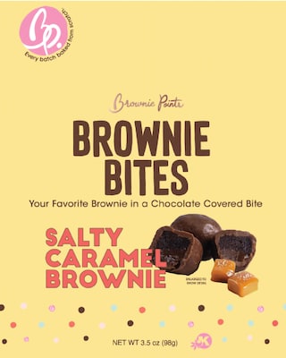 Salty Caramel Brownie Bites