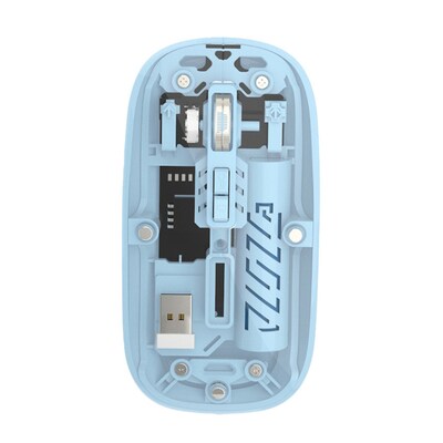 SaharaCase Glacier Wireless Ergonomic Laser Mouse, Blue (KB59)