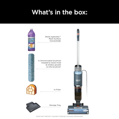 Shark HydroVac MessMaster Upright Vacuum, Bagless, Navy (WD161)