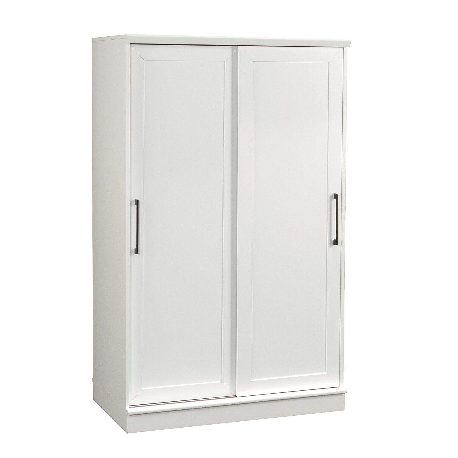 Sauder HomePlus 64H Wardrobe Cabinet with 4 Shelves, White (442790)