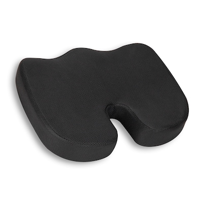 Mind Reader Memory Foam Seat Cushion, Black (SEATMESH-BLK)
