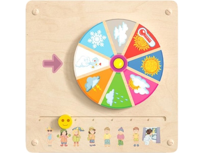 Flash Furniture Bright Beginnings Weather STEAM Wall Activity Board (MK-ME16393-GG)