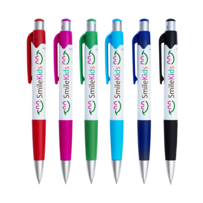 Custom Maddie Gel Click Pen With Recycled Plastic