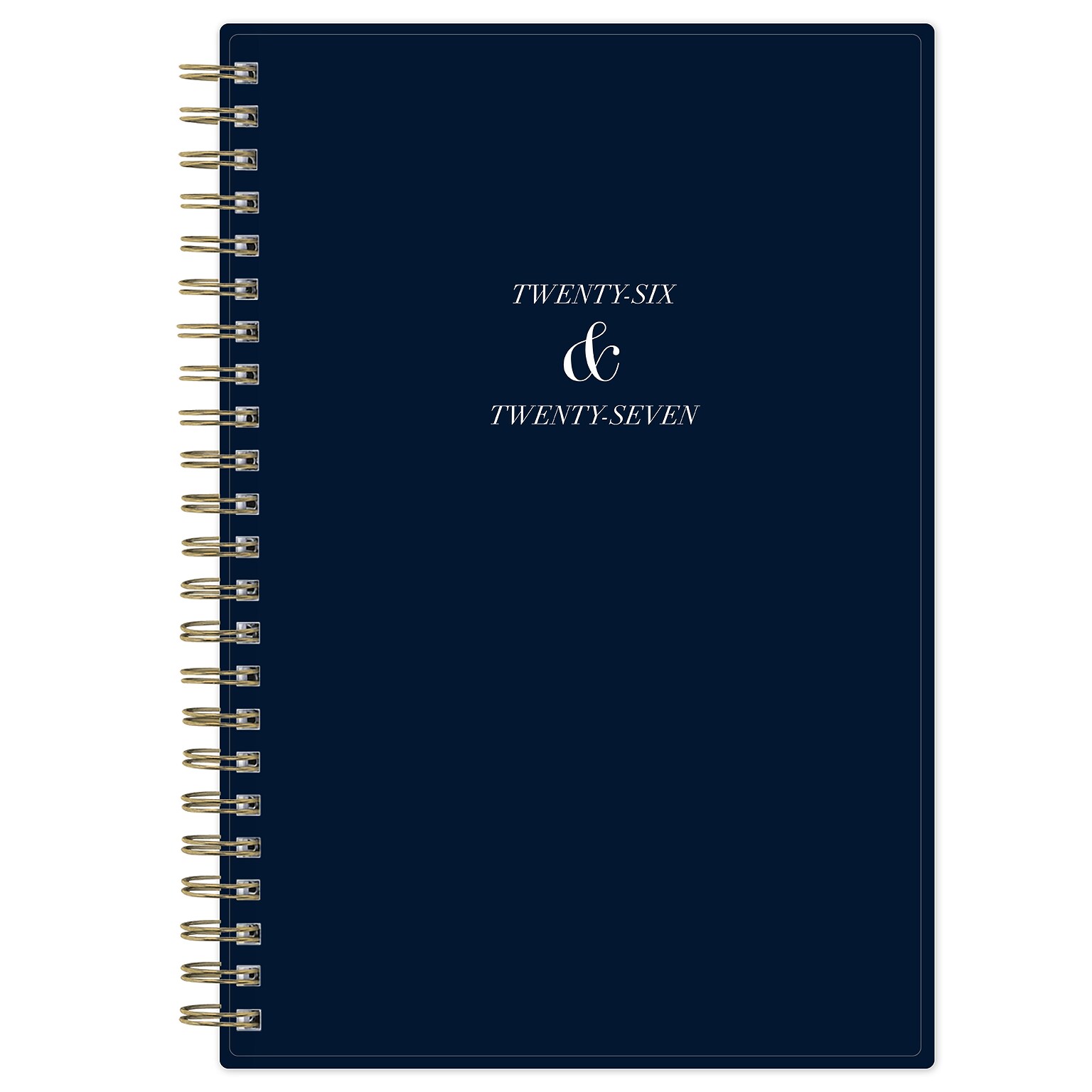 2026-2027 Blue Sky 5 x 8 Academic Year Weekly & Monthly Planner, Plastic Cover, Navy (140046)