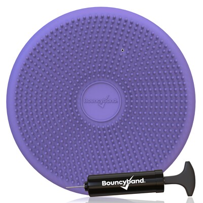 Bouncy Bands Big Sensory Wiggle Seat, Purple (BBAWS33PU)