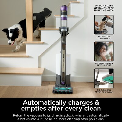 Shark PowerDetect Clean & Empty Cordless Stick Vacuum, Bagless, Grey (IP3251)