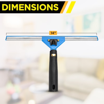 Gritt Commercial 14" Swivel Window Squeegee  (GRI129)
