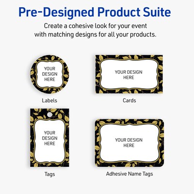Avery Rectangle Laser/Inkjet Multipurpose Labels, 4" x 3-1/3", White, 40/Pack (19479370925)