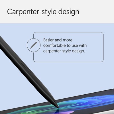 Microsoft Surface Pro 12" Keyboard Cover with Slim Pen 2, Slate (EP2-32750)
