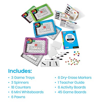 hand2mind Guided Phonics + Beyond Game Tray Center, Units 4-6 (96974)