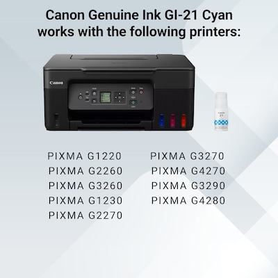 Canon GI-21 Cyan Standard Yield Ink Bottle (CNM4537C001)