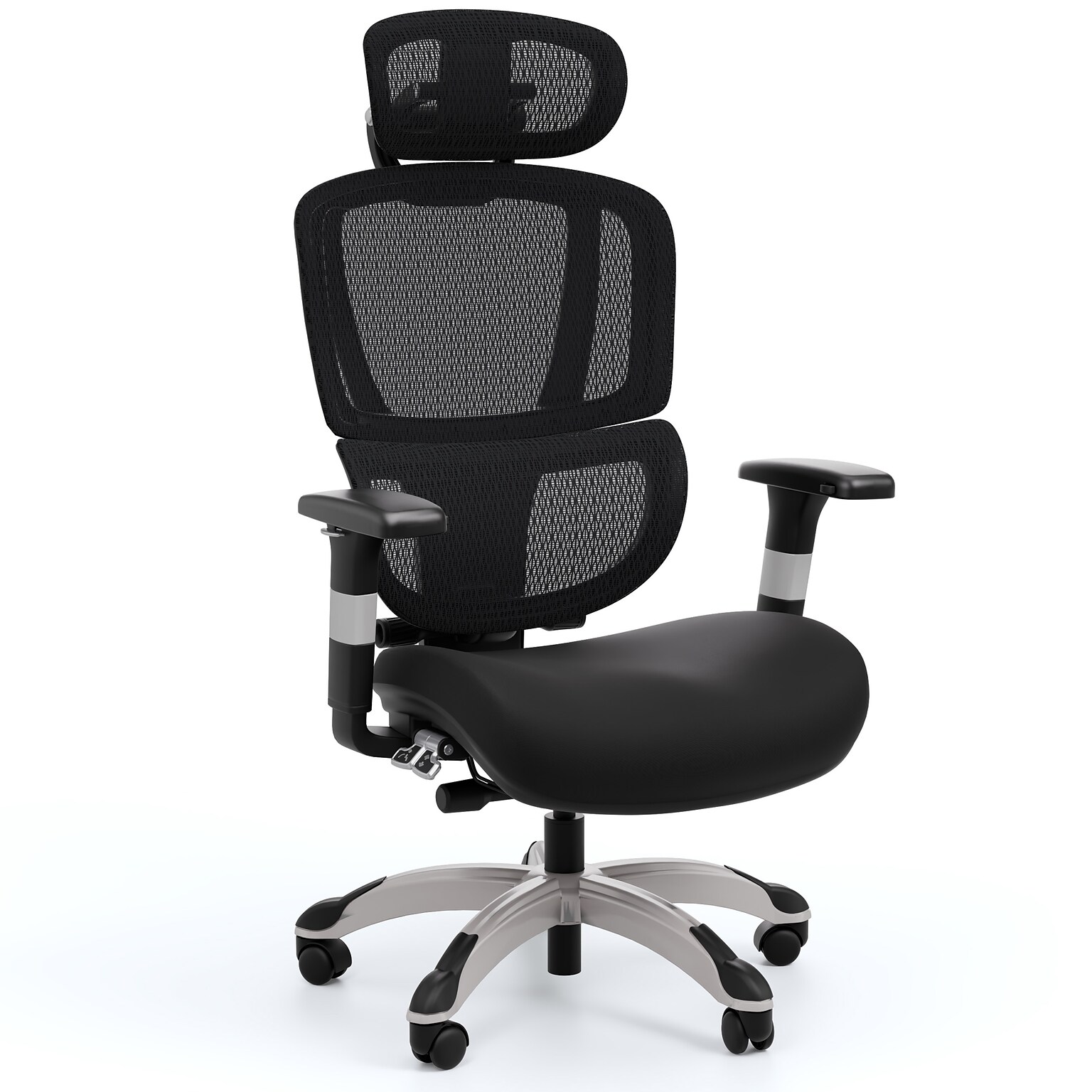 Staples Hyken Pro Ergonomic Mesh Swivel Task Chair, Black (ST63228)