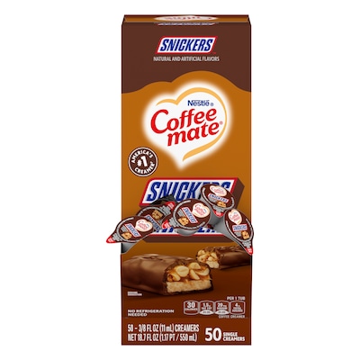 COFFEE MATE Snickers Portion Cup 50x.375 fl oz.