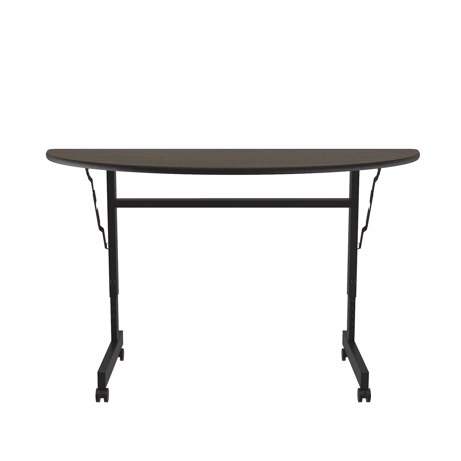 Correll Econoline Flip Top Nesting Table, 24x48, Walnut (FTM2448TFHR-01)