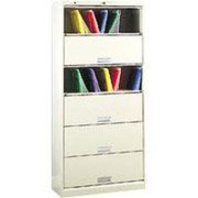 HON® Brigade® 600 Series Legal-Size Lateral Files with Receding Doors, Putty