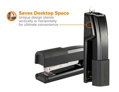Bostitch Epic Desktop Stapler, 25-Sheet Capacity, Black (B777-BLK)