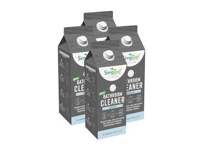 Simpleaf Clean Bathroom Cleaner, Citrus Air, 24 oz., 4/Carton (S-BCBL04-24-CA)