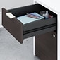 Bush Business Furniture Jamestown 72"W L Shaped Desk with Drawers, Storm Gray/White (JTN009SGWHSU)