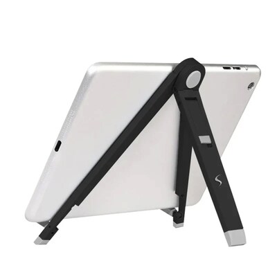 Scapade AirStand Adjustable Travel Stand for Smartphones and Tablets, Black (S-FOLS)
