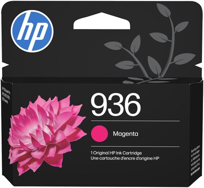 HP 936 Magenta Standard Yield Ink Cartridge, Prints Up to 800 Pages (4S6V0LN)