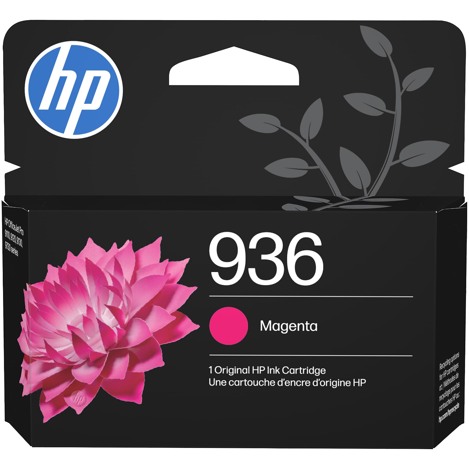 HP 936 Magenta Standard Yield Ink Cartridge, Prints Up to 800 Pages (4S6V0LN)