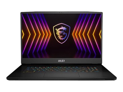 MSI Titan GT77 12UGS-009 17.3 Laptop, Intel Core i7-12800HX, 32GB Memory, 1TB SSD, Windows 11 Professional (TITANGT7712009)