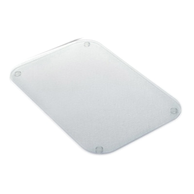 Better Houseware 8 in. x 12 in. Acrylic Cutting Board, Silver (BTH3448)