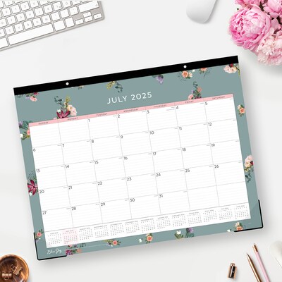 2025-2026 Blue Sky Greta 22" x 17" Academic Monthly Desk Pad Calendar (136476-A26)