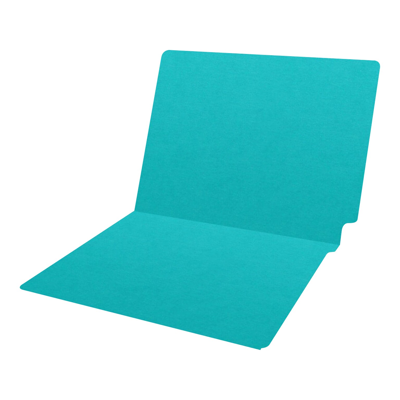 Medical Arts Press Heavy-Duty End Tab File Folder, Straight Cut, Letter-Size, Light Blue, 40/Box (S-09458-LBL)