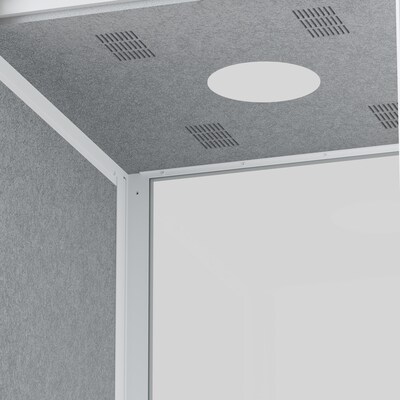 Flexispot Sound Absorbing Privacy Booth, White (EP1FW)