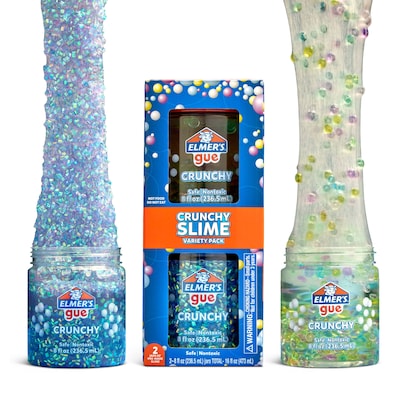 Elmers Gue Premade Crunchy Slime, 2/Pack (2223183)