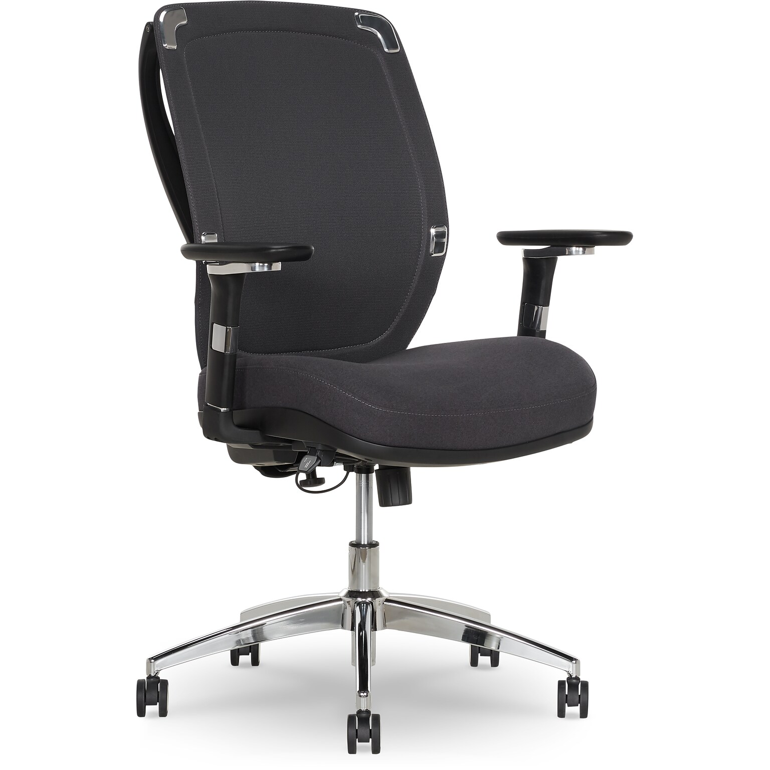 Sharper Image Flex Back Ergonomic Mesh Swivel Task Chair, Dark Gray (60118-DGRY)