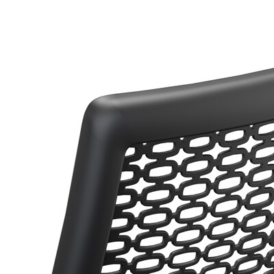HON Ignition 2.0 ReActiv Back Vinyl Upholstered Task Chair with Lumbar Support, Black/Gray (HITSRA.S0.F.H.0S.SX39.BL.SB.T)