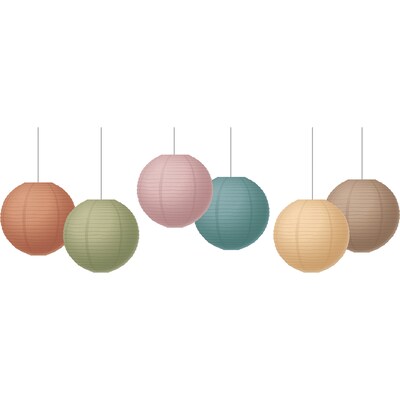 Teacher Created Resources Everyone is Welcome Hanging Paper Lanterns, 6/Pack, 3 Packs/Bundle (TCR773