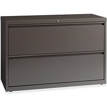 Lorell Fortress Series 42 Lateral File, Medium Tone, 2 x File Drawers (LLR60475)