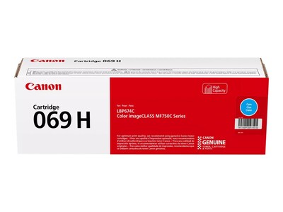 Canon 069 H Cyan High Yield Toner Cartridge (5097C001)