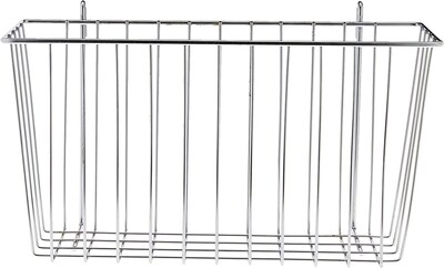 Honey-Can-Do Basket 13-3/8", Chrome (SHF-04056 )