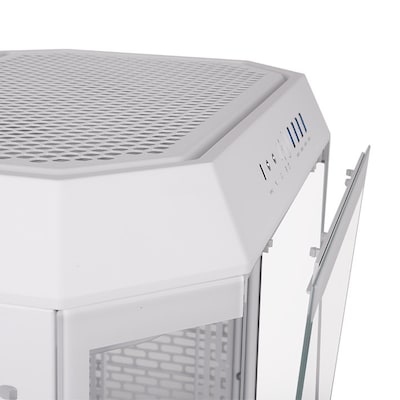 Thermaltake Tower 600 ATX Mid Tower Computer Case, Snow (CA-1Z1-00M6WN-00)