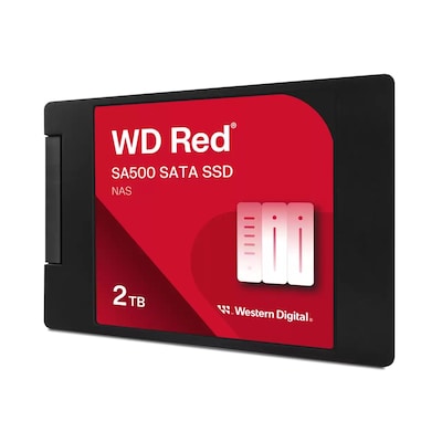 WD Red SA500 2TB 2.5 SATA Internal Solid State Drive, 3D-NAND (WDS200T2R0A-68CKB0)