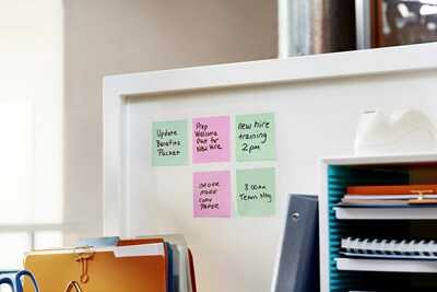 Post-it Notes, 3" x 3", Beachside Café Collection, 100 Sheet/Pad, 12 Pads/Pack (654AST)