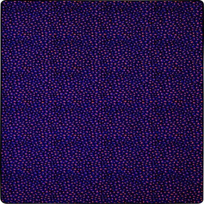 Joy Carpets Afterglow Nylon 12' x 7'6" Machine Tufted Rug, Fluorescent (467S)