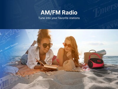 Emerson Bluetooth Boombox Radio, Red (EPB-3003 RED)