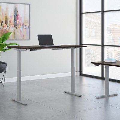Bush Business Furniture Move 60 Series 60"W Electric Height Adjustable Standing Desk, Mocha Cherry (M6S6030MRSK)