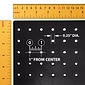 Azar 20" x 8" 4-Sided Interlocking Pegboard Display, Black (701414-BLK)