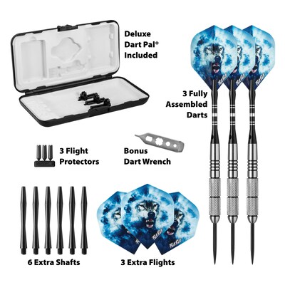 Fat Cat Predator 80% Tungsten Steel Tip Darts, 23 Grams (26-4413)